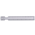 Transparent 6" Ruler w/ Magnifier End